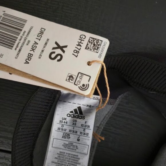 NWT Adidas sz XS Dont Rest Alphaskin Sports Bra - Picture 5 of 5